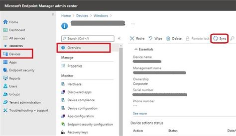 Azure AD and Intune are two different enviromentplatforms. . Intune force sync powershell